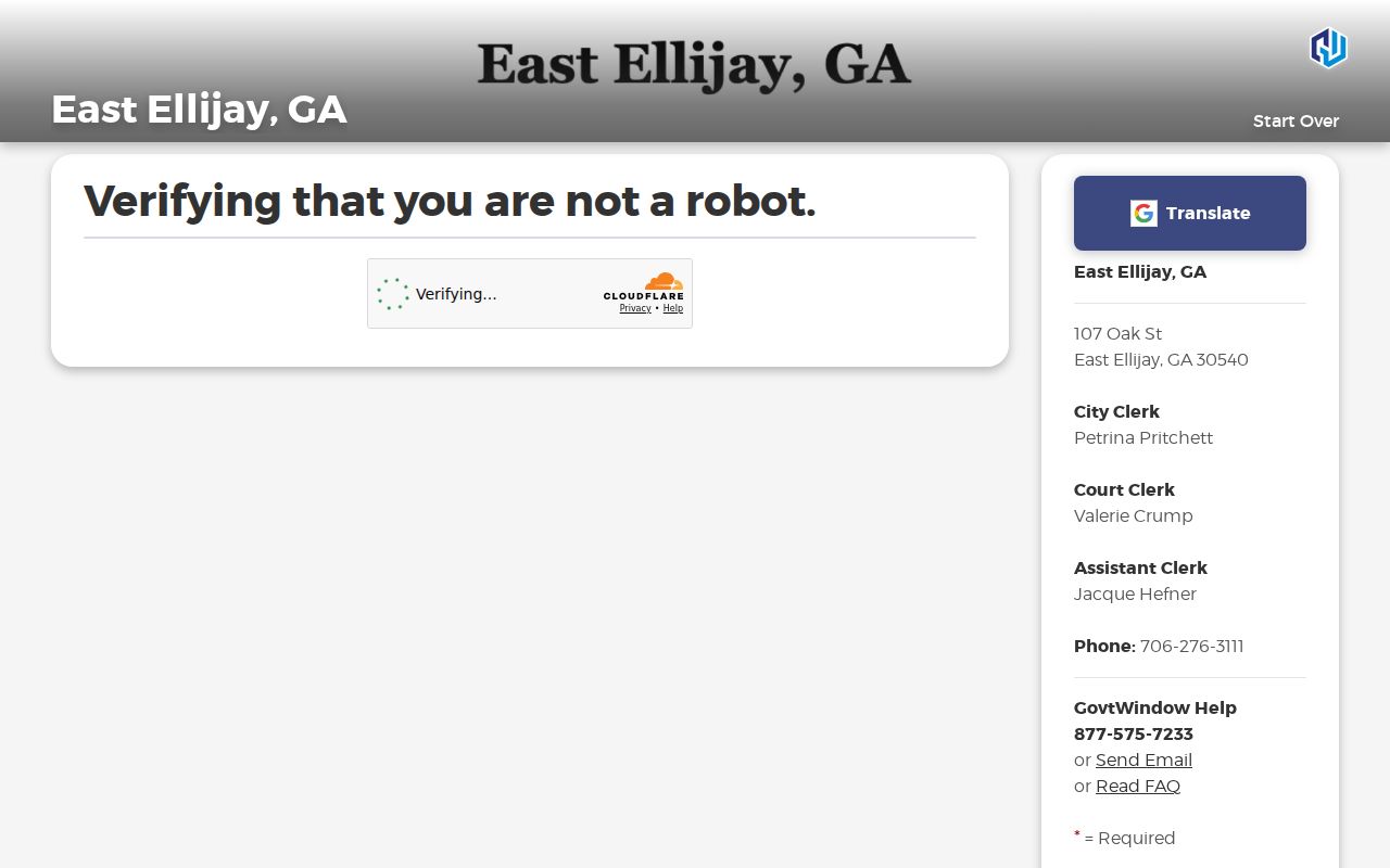 East Ellijay court docket online ticket payment portal
